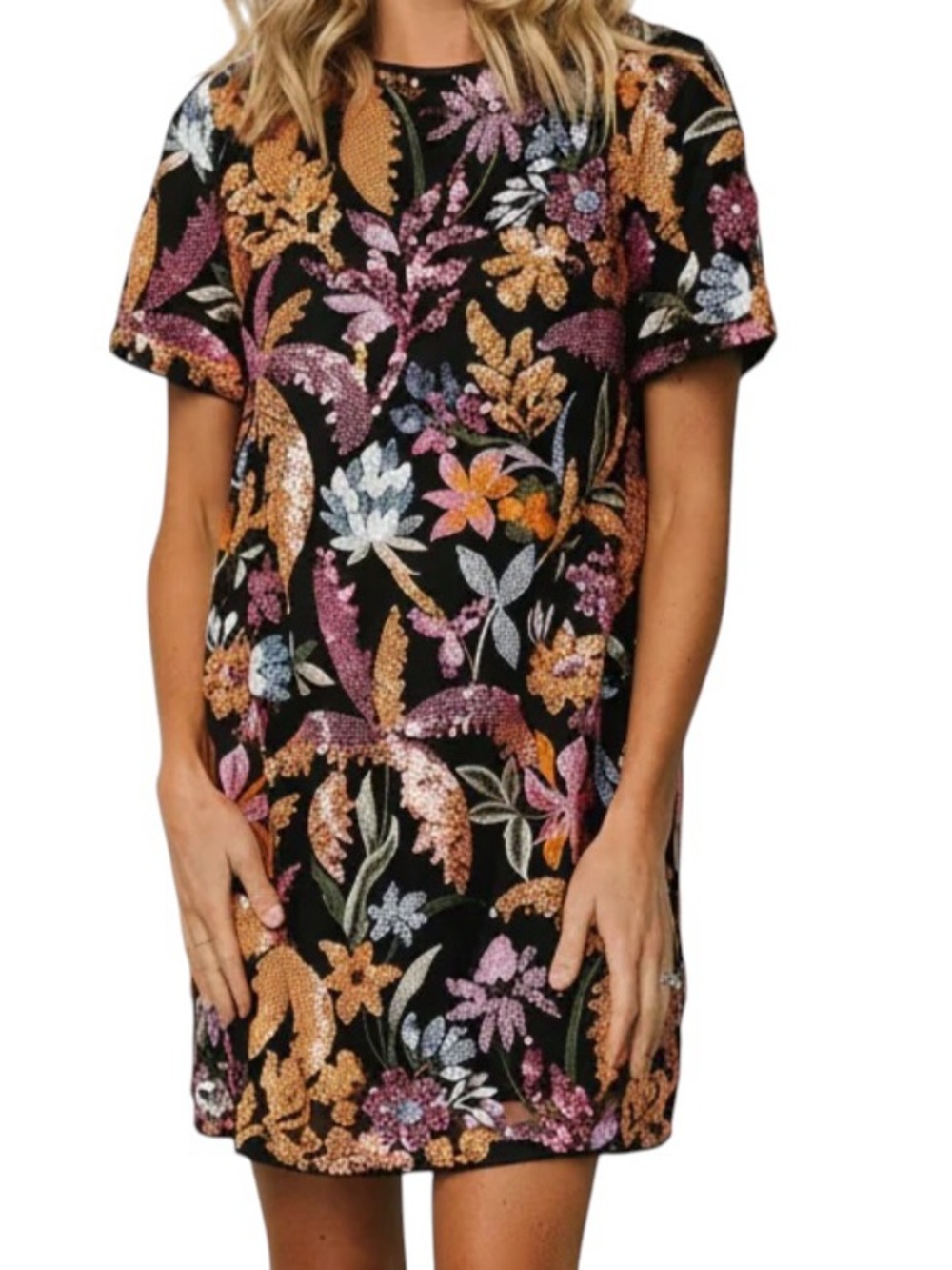 Baltic Born Patricia Sequin Short Dress